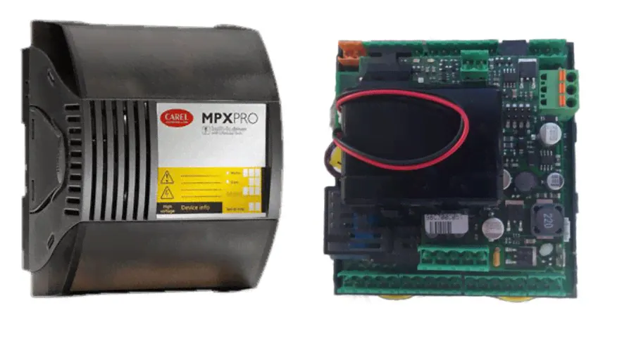 КОНТРОЛЛЕР CAREL, MASTER 5 RELAYS, 115 TO 230 VAC POWER SUPPLY, EXV DRIVER, ULTRACAP, MULTIPLE PACKA